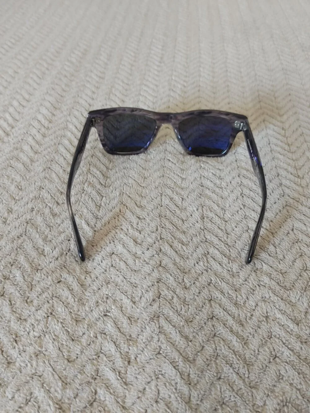 Oliver Peoples Sunglasses - Oliver Sun OV5393SU 1688R5 Navy Smoke Wayfarer Frame